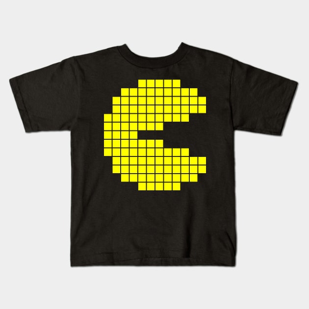 Puck-Man Kids T-Shirt by prometheus31